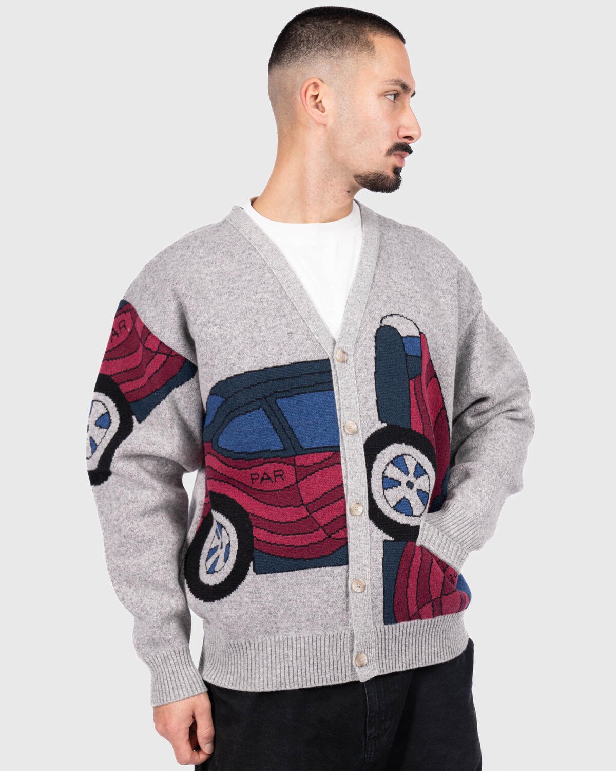 by Parra no parking knitted cardigan | 50422 | Icse2014Shops